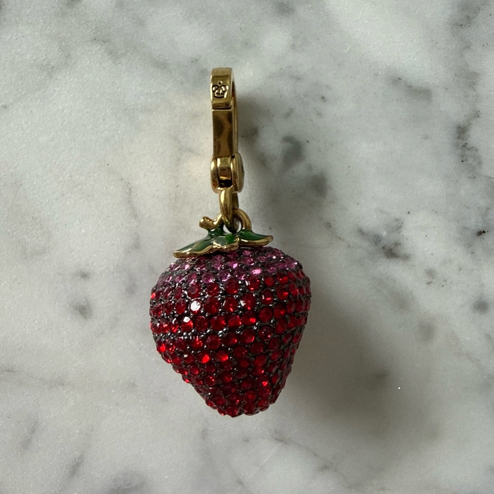 Juicy Couture Pave Strawberry Charm